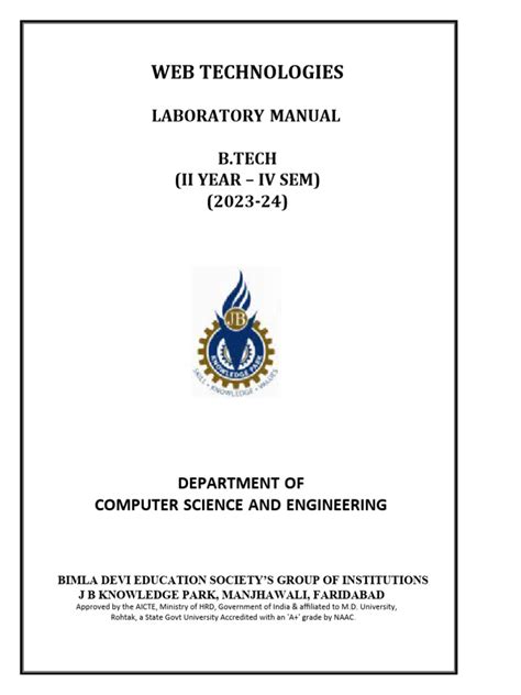 Image result for Web Development HTML Lab Manuals