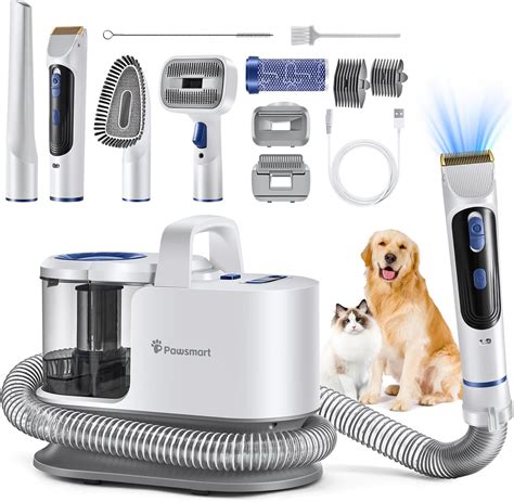 Amazon.com: Pawsmart Pet Grooming Kit,Dog Vacuum for Shedding Grooming ...