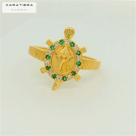 Elegant Turtle Gold Ring – CARATIERA DIAMONDS