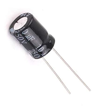 HOBBYKIT 10uf 250V Aluminum Electrolytic Capacitor- 5pcs : Amazon.in ...