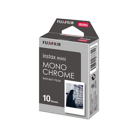 Buy Instax Mini Monochrome Film Pack (10 sheets) Online | Fujifilm Instax