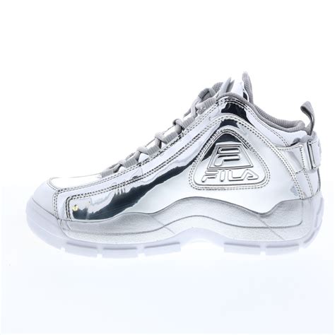 Fila Grant Hill 2 Metallic 1BM01760-050 Mens Silver Athletic Basketbal ...