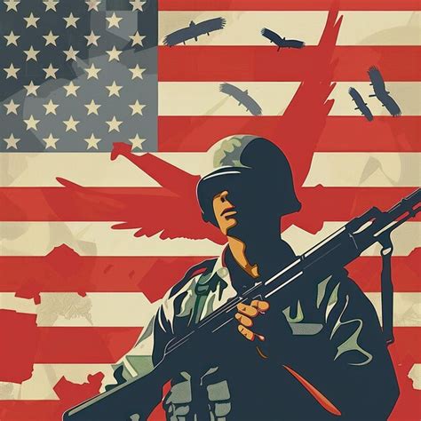 Who Held the USA Flag in the War 的图像结果