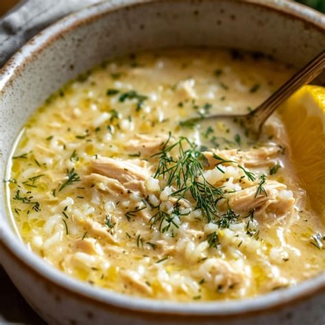 Mediterranean Lemon Chicken Soup Recipe: A Comforting Classic ...
