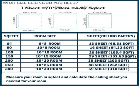 Nasmodo Foam 3D Ceiling Wallpaper for Living Room, Bedroom, Hall, Home ...