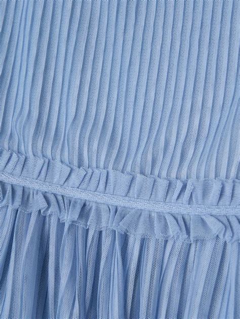 Angel & Rocket Kids' Tulle Bow Dress, Blue