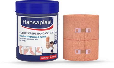 Buy HANSAPLAST CREPE BANDAGE 6 CM X 400 CM Online & Get Upto 60% OFF at ...