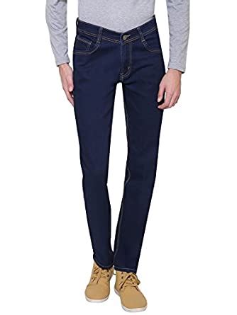 Gradely Men's Navy Blue Denim Jeans. Size-40-N : Amazon.in: Clothing ...