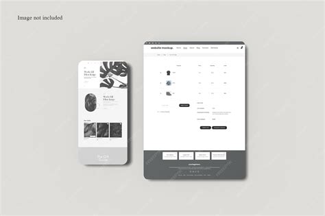 Premium PSD | Top view screen mockup for showcasing your ui design to ...