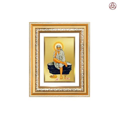 Sai Baba of Shirdi | 24K Gold Plated Wall & Tabletop Decor – DIVINITI ...