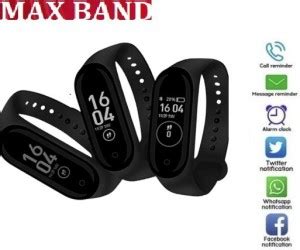 Bashaam S238(M7) LATEST FITNESS TRACKER MULTI SPORTS SMART WATCH BLACK ...