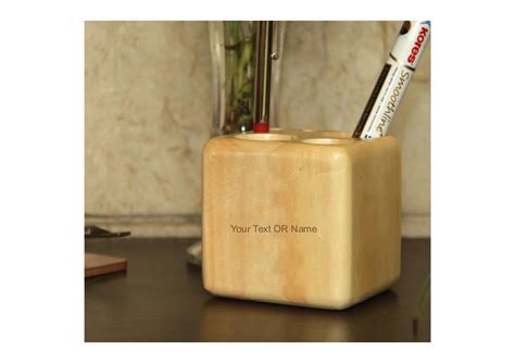 Wooden Pen Stand Cube Designs and Templates