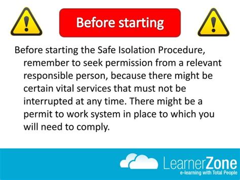 Image result for Safe Isolation Procedure Videos