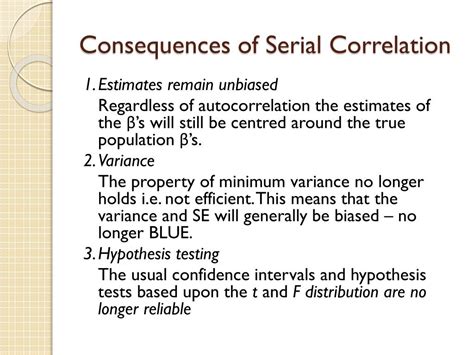 Serial Correlation in Model 的图像结果