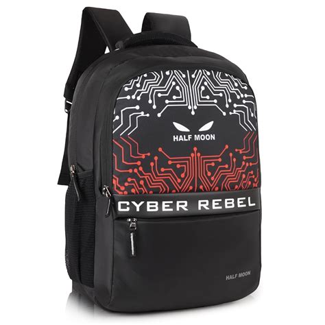 Buy Half Moon Cyber Rebel Backpack for Men Boys | 35L Bag for Boys ...