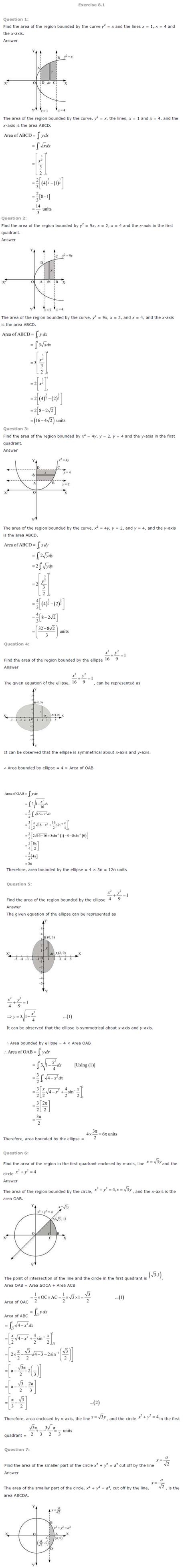 Image result for Applications of Integrals Class 12 Questions