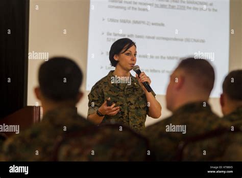 Maj. Christina Upton, a representative with Manpower Management ...