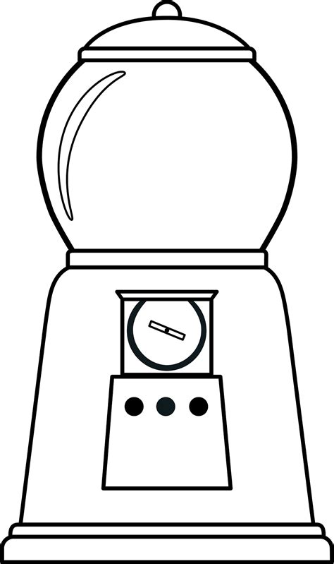 Empty Gumball Machine Coloring Pages [2025]