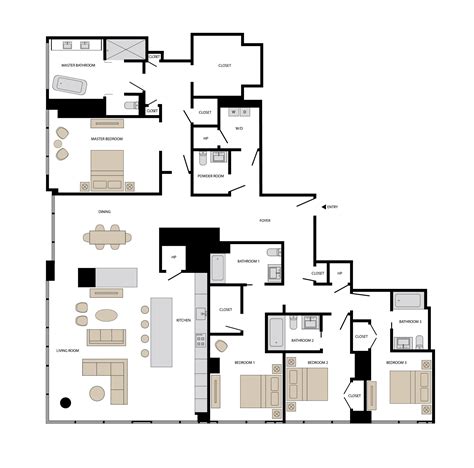 4 Bedroom Penthouses in DTLA | Unit 5805 - THEA at Metropolis