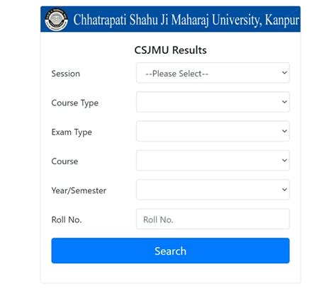 CSJM Result 2023 Out: छत्रपति शाहू जी महाराज यूनिवर्सिटी रिजल्ट घोषित ...
