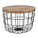 Priti Wooden Round Coffee Table for Living Room Tea Table for Living ...