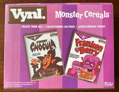 Monster Cereals Vynl. Count Chocula Franken Berry Vinyl Figure 2-Pack ...