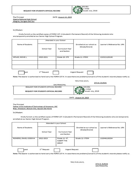 Image result for How to Fill Academic Records Request Form