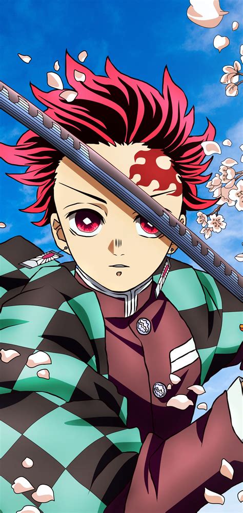 Tanjiro Kamado Phone Wallpaper by Walzy1215