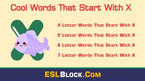 5 Letter Words That Start With X Archives - English as a Second Language