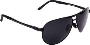 Buy VELOCITY Aviator Sunglasses Black For Men & Women Online @ Best ...