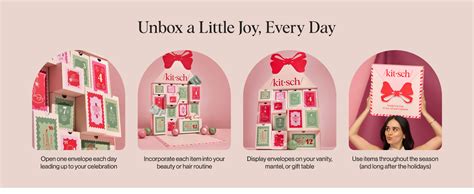 Amazon.com: Kitsch Holiday Advent Calendar - Christmas Advent Calendar ...