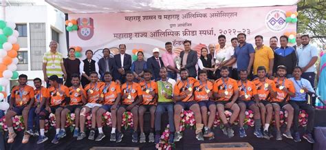 Maharashtra State Olympic Games 2023: Pune thrash Kolhapur to clinch ...