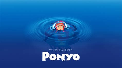 Ponyo Wallpaper 4K, Studio Ghibli, Movie poster, 5K