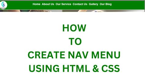 How to Add Menu in HTML 的图像结果