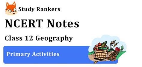 Image result for Primary Activities Class 12 Notes