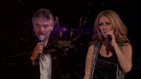 Celine Dion & Andrea Bocelli - The Prayer (Live In Boston Taking ...