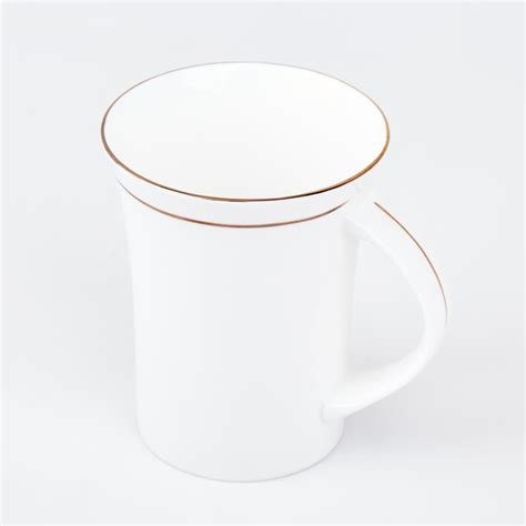 Buy Corsica Gold Line Set of 6 Bone China Milk Mugs - 270ml from ...