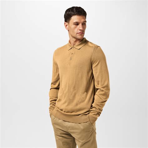 BOSS | Men's HBC Ovio Long-Sleeve Polo | Long Sleeve Polos ...