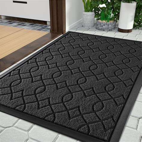 Amazon.com : Yimobra Front Door Mat Outdoor Indoor, 100% Waterproof All ...