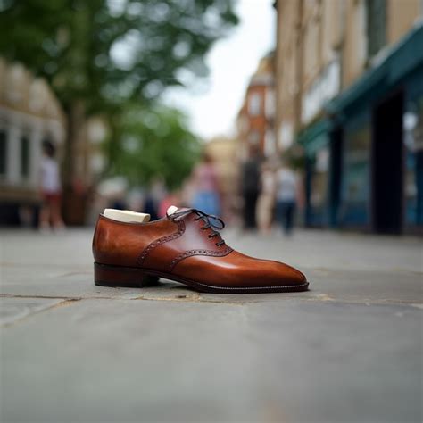 Tan Leather Elowen Brogue Oxfords - Formal Shoes - SS23 – Costoso Italiano