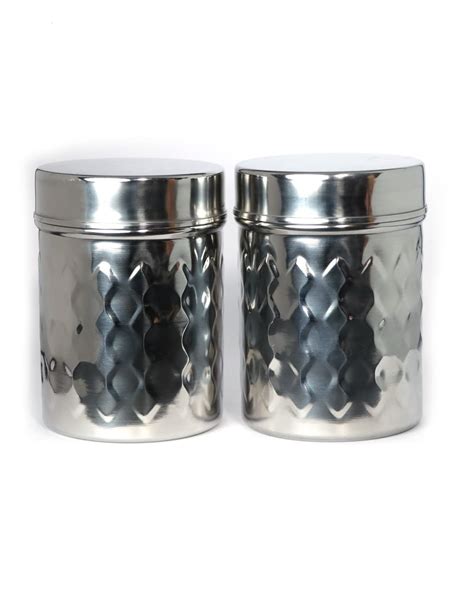 Buy ARV MEGAHOUSE Stainless steel container set. Set of 2 pieces in 700 ...