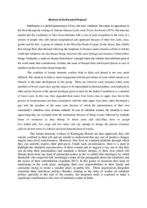 Image result for Research Proposal Abstract Example