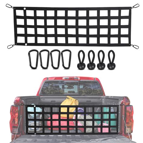 Buy Tailgate Net for Pickup Truck Bed - Cargo Trucks Bed Divider for ...