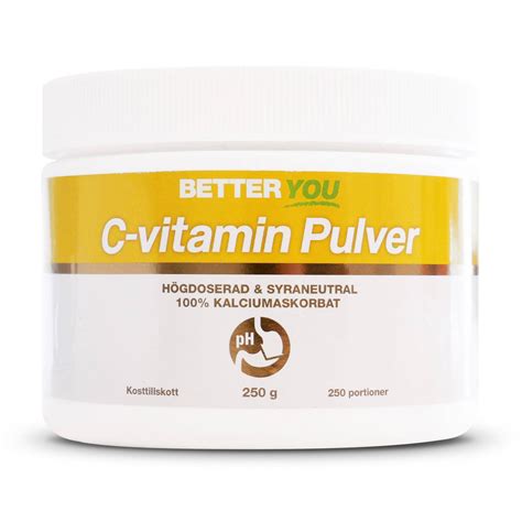 Premium C-Vitamin Powder 250g - pH-Neutral Calcium Ascorbate