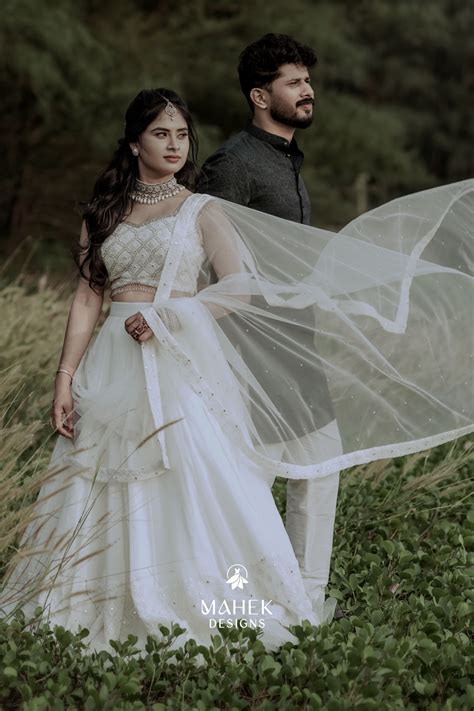 Off White Color Lehenga | Mahek Designs