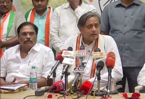 'I will not withdraw': AICC Presidential candidate Shashi Tharoor says ...