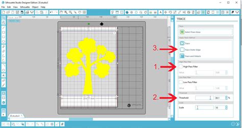 Silhouette Tutorial How to Trace 的图像结果