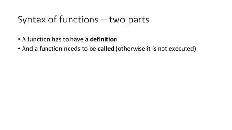 Image result for Meaning of Function Syntax