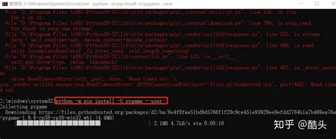 Install Python Pygame 的图像结果