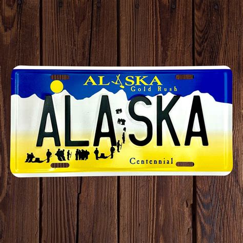 Alaska License Plate – Fish Creek Company